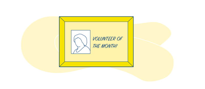 volunteer of the month certificate